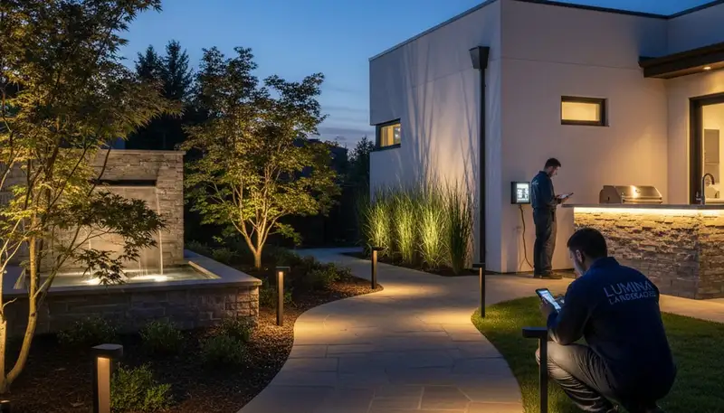 Landscape lighting installation in Modesto, CA for safer, more beautiful outdoor living spaces