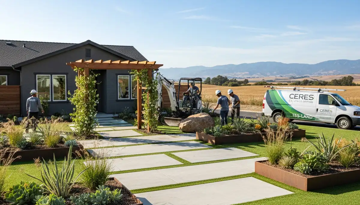 Landscaping service in Modesto, CA for residential and commercial properties
