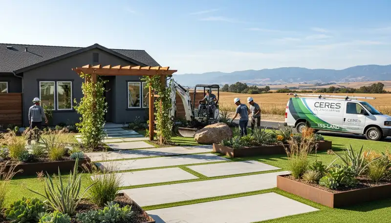 Landscaping service in Modesto, CA for residential and commercial properties