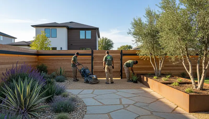 Landscaping service in Modesto, CA for lawn care, garden maintenance, and outdoor property improvement