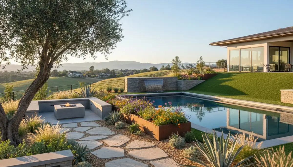 Landscape service in Modesto, CA for a professional residential yard installation