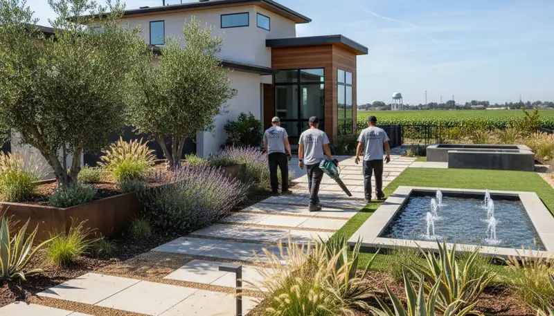Landscaping service in Modesto, CA for residential yard maintenance and outdoor care