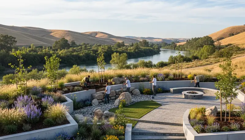 Modesto, CA landscaping services by Landscapers in Modesto CA for residential and commercial properties